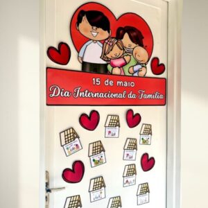 Decoração de Porta dia da Família
