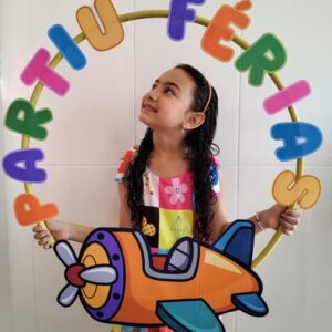 Moldura para Bambolê Partiu Férias