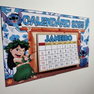 Calendário 2025 Stitch