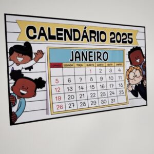 Calendário 2025 Tema Crianças