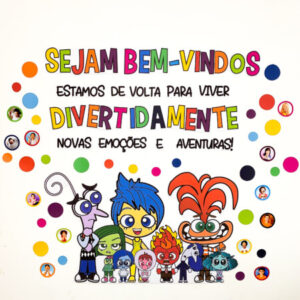 Painel Volta às Aulas Divertidamente