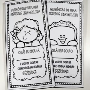 Atividade memórias de uma férias